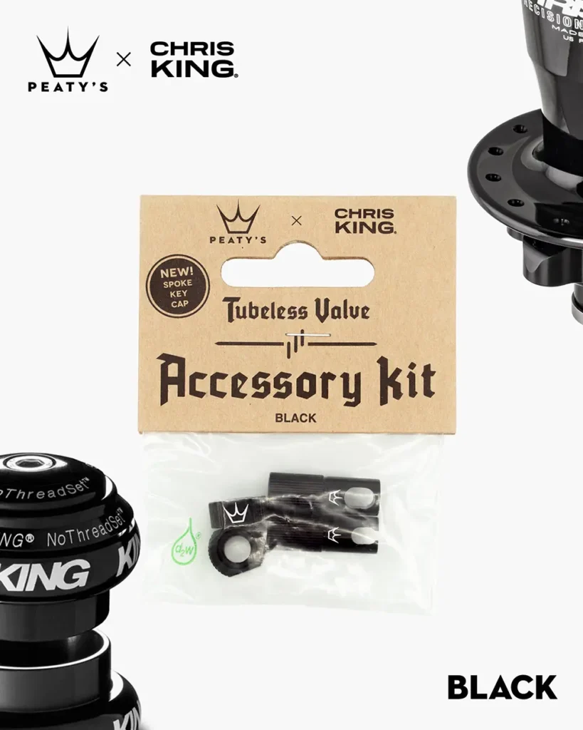 Peaty's x Chris King MK2 Tubeless Valve Accessory Kit